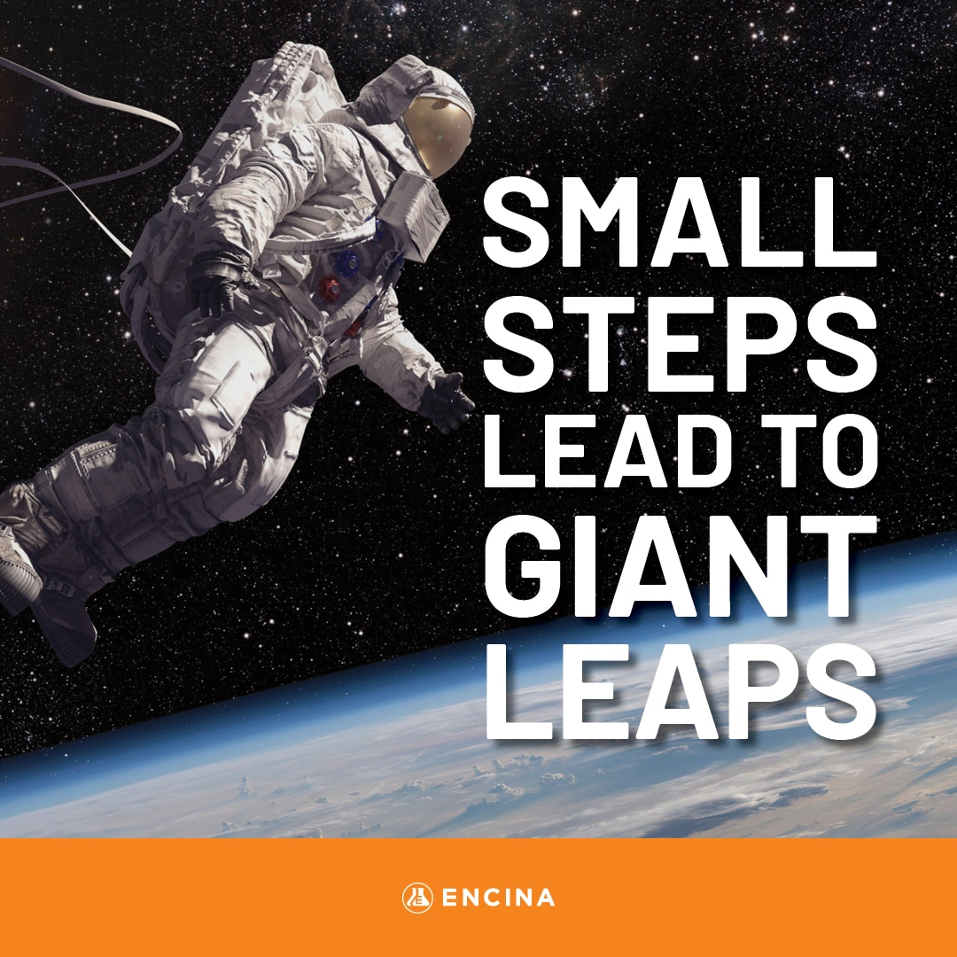 Small steps lead to giant leaps